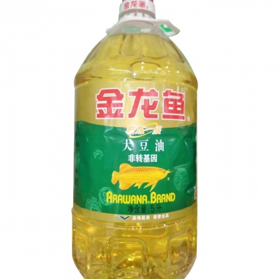 金龙鱼精炼一级非转基因大豆油5L